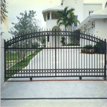 Durable high metal fence iron gate design with galvanized sheet